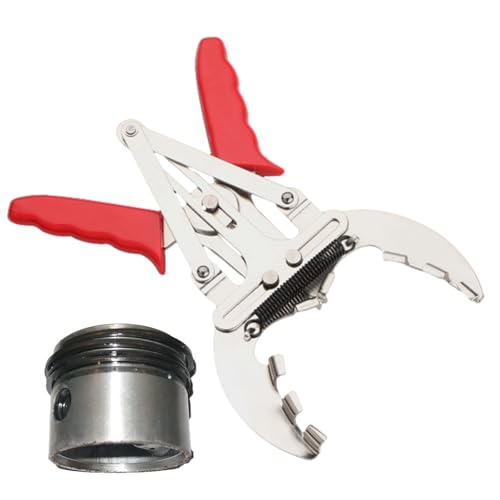 TILEZE Herramienta de compresor de segmento de pistón, Pinza de expansión de segmento de pistón - Pinza de trinquete para anillo de pistón de coche, herramienta de extracción | Herramientas de