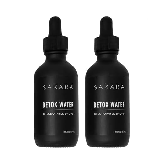 Sakara Chlorophyll Drops, 2 - 2oz Bottles (60 Servings) | Organic Liquid Chlorophyll Supplement for Gut Health, Skin Clarity, Immunity, Digestion, Hydration, and Energy, Natural Deodorant, Vegan