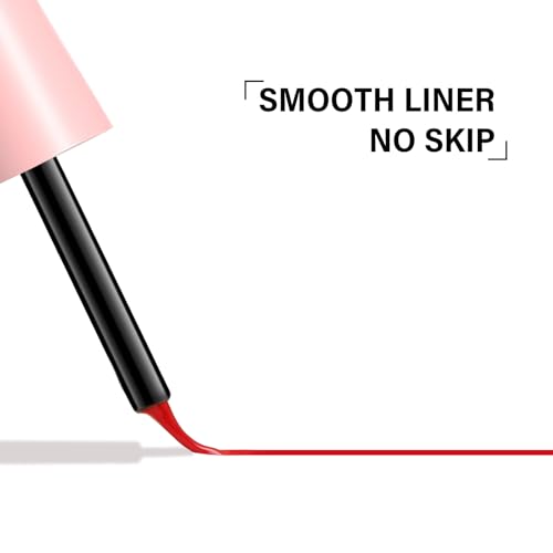 Boobeen Liquid Eyeliner Pen, Colored Eye Liner Waterproof Smudge Proof, Eyeliner Ink Liner with Precision Tip for Bold Eye Looks - Image 4