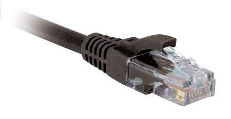 JDI TECHNOLOGIES C6-BLACK-25-M Ethernet Cable, Cat6, RJ45 Plug, RJ45 Plug, 25 ft, 7.62 m, Black