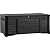 DWVO 120 Gallon Large Deck Box Waterproof Outdoor Storage Box, Extra Large Storage Bin, Resin Louvered Patio Storage for Indoor Pillows, Garden Tools & Pool Supplies, Lockable, Black