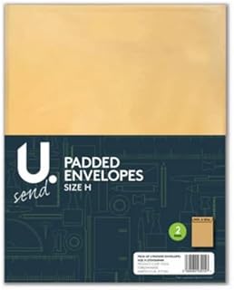 Padded Envelope Brown Envelopes Postal Wrap Mailers Office Business School Home Delivery Self Seal Eco Friendly Polymailer Bubble Envelopes Bags for Mailing Posting Supplies 270mm X 335mm (2 Pack)