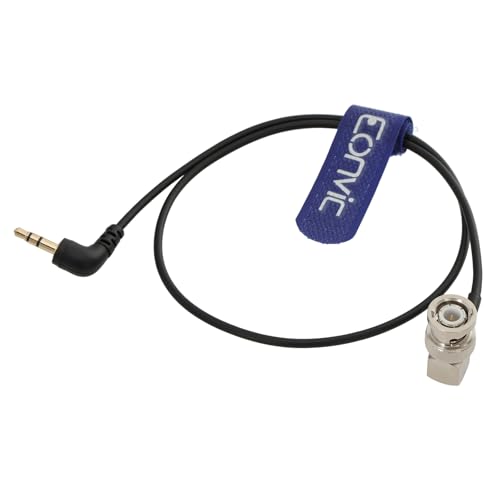 Eonvic Canon EOS C300/C500�ASony PDW-700/PMW-EX3/PMW-200/FX6 FX9�AARRI Amira�p3.5mm TRS�W���b�NTentacle Sync to BNC�^�C���R�[�h�P�[�u��