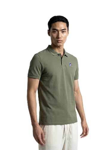 Polo Le Coq Sportif vert pour homme idéal pour vos sorties