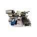 DIY Mini Metal Lathe, Benchtop Precision Mini Lathe Machine with 3 Jaw Chuck, Movable Tailstock & Lead Screw, Desktop Metalworking Lathe for Turning Drilling Threading