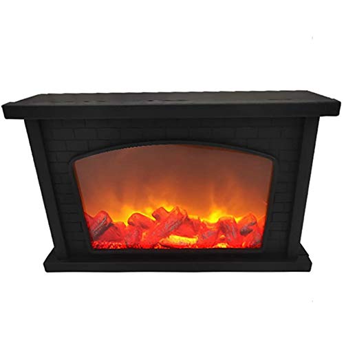 Gefälschter Kamin - Home Ledfaux Kamin, USB/Batteriebetriebener Kamin Für Das Wohnzimmer, LED Elektrischer Kamin, Mini-Kaminheizung Tragbarer