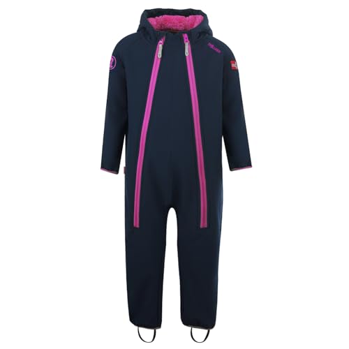 Trollkids Kids Nordkapp Overall 92, navy/pink