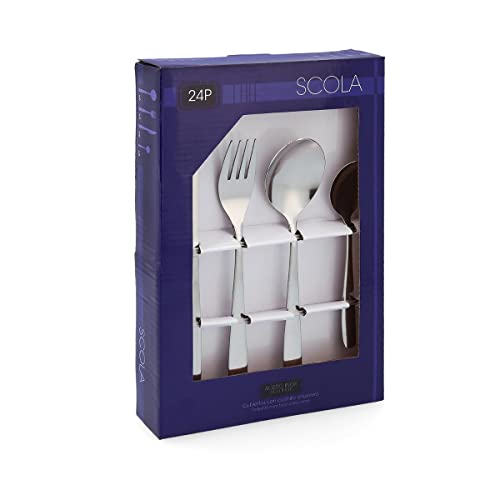 Miniatura 6 de Cubertería 24 Piezas Inoxidable Scola de Acero Inox