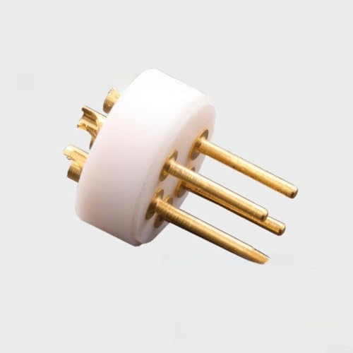 Brazo de tono DIN de 5 polos para tocadiscos cable de audio analógico soldable blanco 5