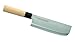 Herbertz Uni 347417 Usuba - Cuchillo de cocina japonés (hoja de 17 cm, afilado de 2 caras, mango de madera, tamaño mediano), color gris