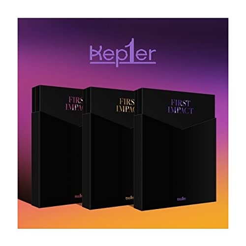 Kep1er FIRST IMPACT 1st Mini Album Random Version 72p PhotoBook+2p PhotoCard+1p PostCard+1p Sticker+Tracking Kpop Sealed