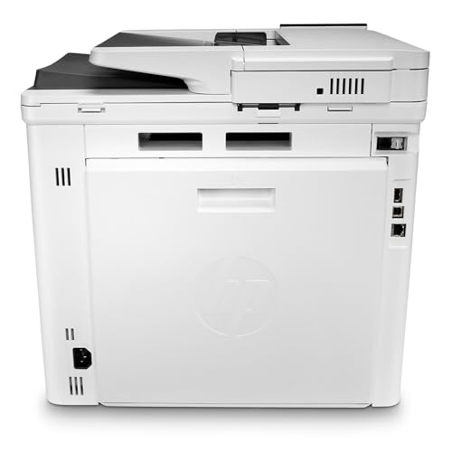 HP Color LaserJet Enterprise M480f Multifunction Duplex Printer, Print, scan, copy, Fast speeds, Easy setup, Advanced security, Best for small teams, Ethernet/USB only (3QA55A)