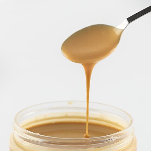 Veggy Duck - Mandelmus Braun (330g) | Nur Mit Gerösteten Mandeln Hergestellt ohne Zucker und Salz | Ohne Zusatzstoffe