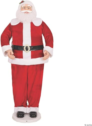 Dancing Santa Animated 5' Prop Lifesize Christmas
