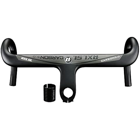 RXL SL Carbon handlebar road bike 1-1/8 inch ~ 1-1/4 inch OD2 road bike carbon handlebar internal routing UD matt integrated carbon handlebar 400-100 mm Cover