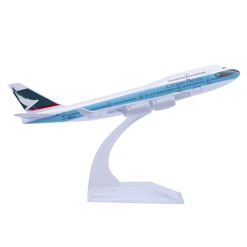 B747 Cathay Pacific escala 1:400 réplica de avión fundido a presión con acabado prémium