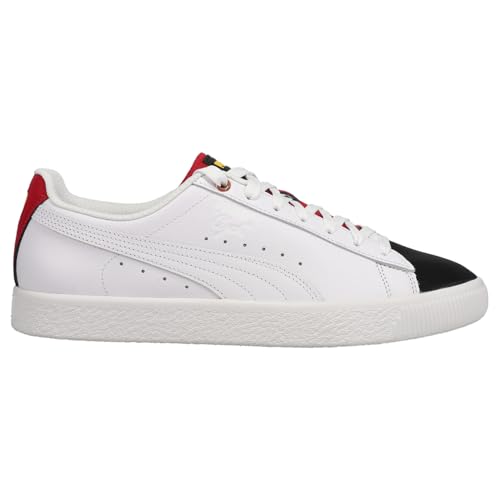 PUMA Mens Clyde Global Futurism Lace Up Sneakers Shoes Casual - White - Size 11 D