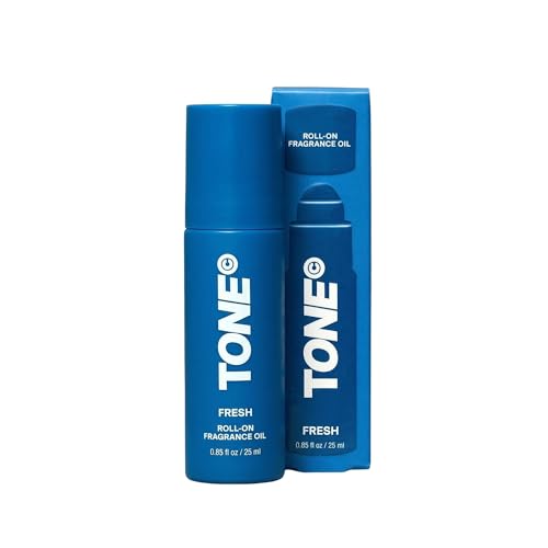 TONE Fragrance Oil - Fresh | Roll-on | Notes of Citrus Fresh Water and Teakwood | Perfume Cologne Oil | Travel Size 0.85 fl oz