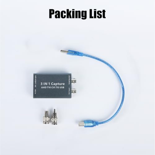 Image of 2MP AHD to USB 2.0 Capture Card 1080P Support TVI CVI Driver Free | UVC UAC Standard