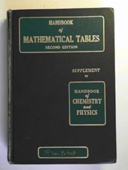 Hardcover Handbook of mathematical tables Book