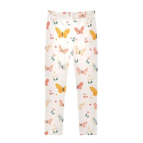 Girls Leggings Cartoon Butterfly Toddler Girls Clothes Leggings for Girls Toddler Girls Leggings 3-4T