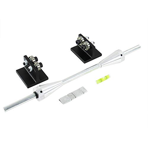 Pit Posse Motorcycle Wheel Balancer Portable Tire Balancing Tool For Your Trailer Shop Garage – Easy To Store – Accurate–Bike Balance Accessories #TOP1