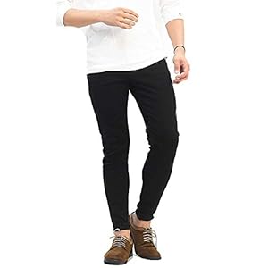 BIG JOHN ビッグジョン M3 キャロットレグ テーパード ハイパワーストレッチデニム MMM134J-BK01 ブラック ..." 