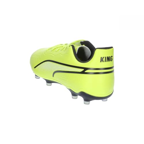 PUMA Unisex King Match Fg/Ag Fußballschuhe, Electric Lime Puma Black, 46 EU – Ansicht 4