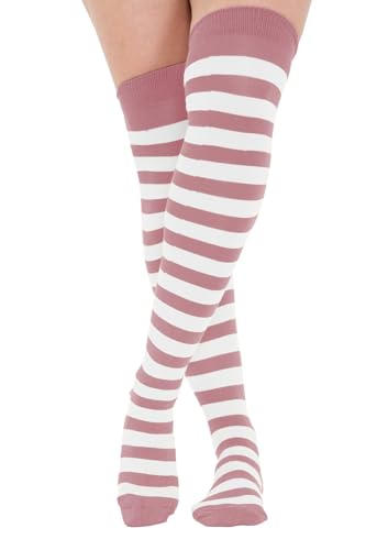 Crazy Chick® New Girls Over The Knee Plain Socks Assorted Colours Thigh High Socks UK Size 4-6