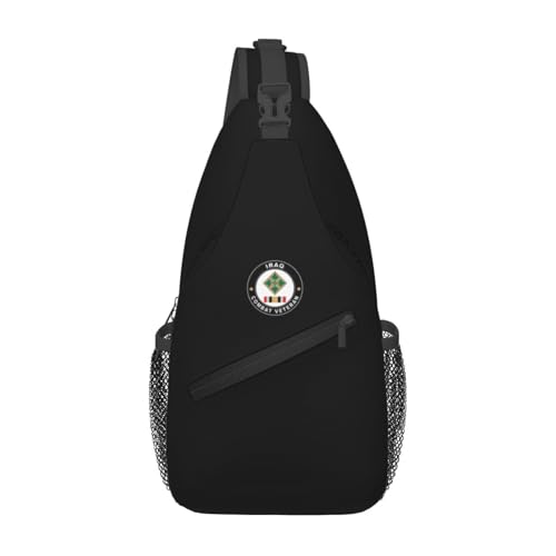 Bolso bandolera pequeño impermeable para hombre negro miniatura 2