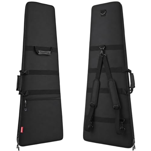 GOGHOST Electric Guitar Gig Bag 0.6" Thick Foam Padded Water-Resistant