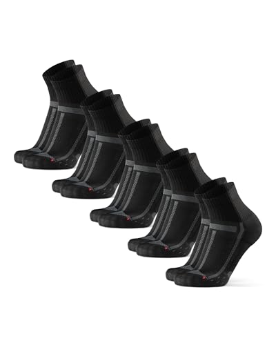 DANISH ENDURANCE Ultra-Comfort Quarter Running Socks - 3 or 5 Pack