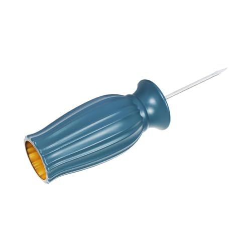 Milageto Vaso da cimitero per Esterni in Vaso da Terra, Supporto Floreale, Decorazioni per tombe, Vaso commemorativo per tombe su Prato, cimitero da Giardino, Blu