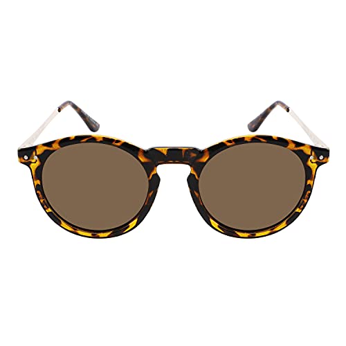 Polarized Vintage Round School Boy UV400 Sunglasses for Men Women Retro Designer