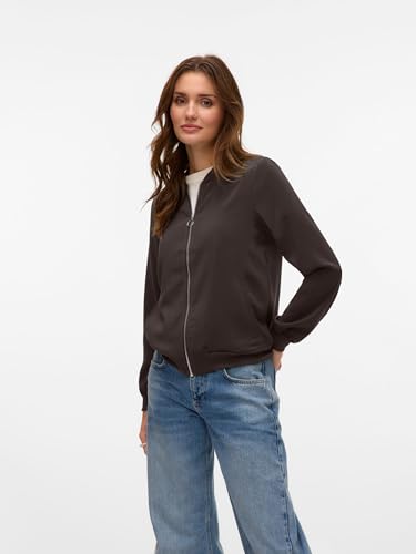 VERO MODA Damen VMCOCO L/S Bomber GA NOOS Kurzjacke, Chocolate Torte, L