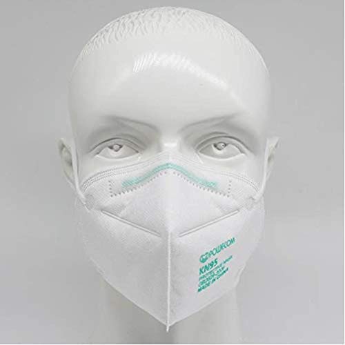 Powecom KN95 Face Mask on FDA List, 10 Pack Disposable Masks, Protection Against PM2.5 from Fire Smoke, Dust for Adults, Men, Women, Essential Workers - 10 Pcs