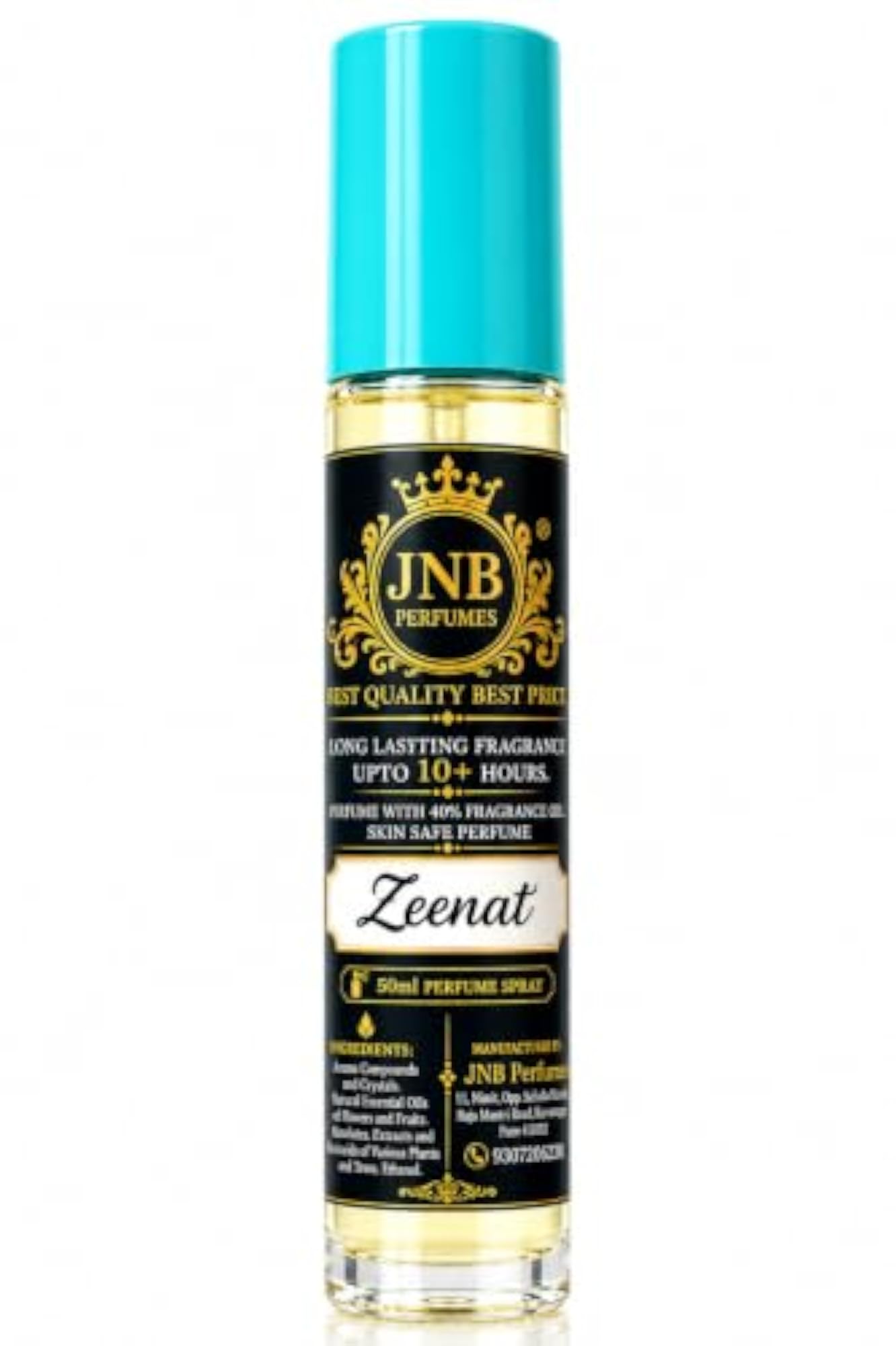 Zeenat Perfume Spray, Elegant Fragrance 50ml