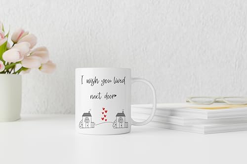Taza de cerámica QASHWEY 11 oz para café y té miniatura 3