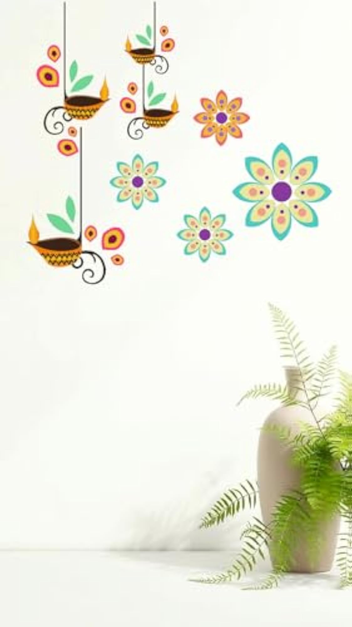 Mahashiv Living Room Wall Sticker, Decorative Wall Art