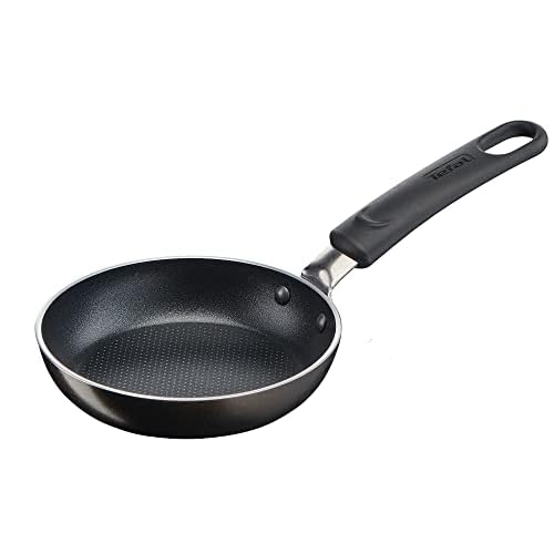 Tefal B57000 Simple Cook mini blini koekenpan 12 cm | antiaanbaklaag | eenvoudig te reinigen | veilig koken | geklonken handvat | thermisch signaal | zwart (niet voor inductie)
