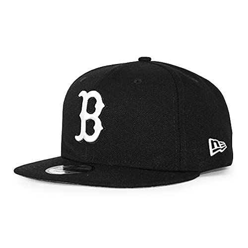New Era Mens Authentic Boston Redsox Black & White 9Fifty Snapback Cap Adjustable 950 #TOP1