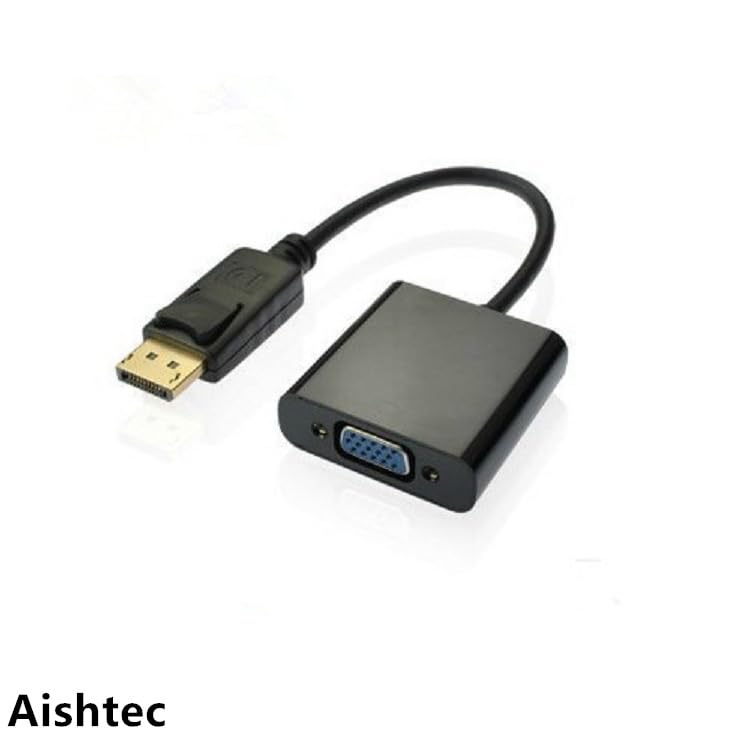 Adattatore Da DisplayPort A VGA - 1080p, Maschio-Femmina, Oro, Compatibile Universale