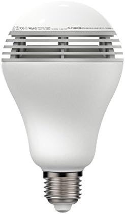 PLAYBULB Color Wireless Bluetooth Color Changing Smart LED Light Bulb with Bluetooth Speaker, Dimmable Multicolored Mood Light Speaker Works with Apple iPhone, iPad and Android devices