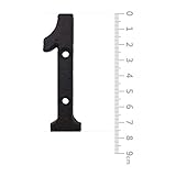 House Numbers- 3 Inch Innovative Wrought Iron Numbers- Vintage Nail on Die Cast Mailbox Numbers,Number 1