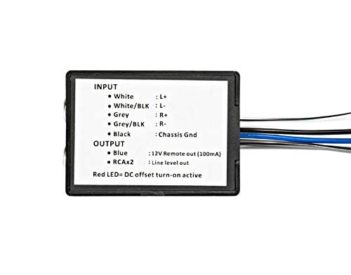 Kicker 46Kisloc2 K-Series Stereo Line-Output Converter W/Remote Turn-On Output #TOP1