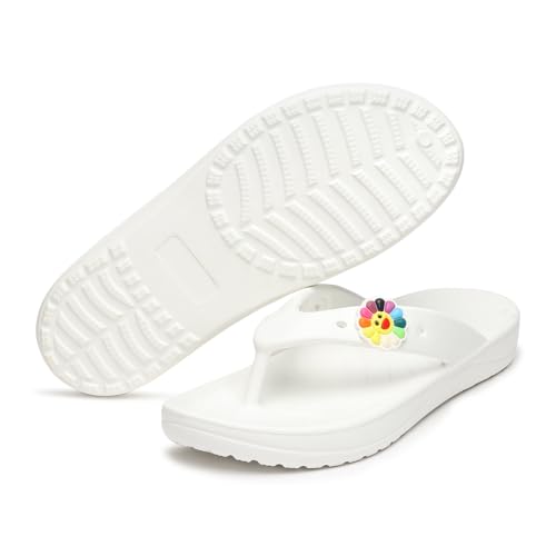 Image of YOHO Drizzle Soft Slippers for Women, Mild Acupressure, Lightweight, Anti Skid & Slip, Diabetic Footwear for Woman, Home Wear Bathroom Chappal for ladies | Waterproof Monsoon & Rainy Footwear
