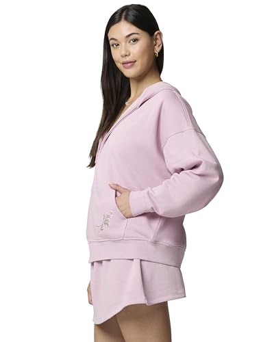 Image of florence by mills Women's Cozy Crush Oversized Graphic Zip Hoodie