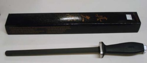 Mac Knife Ceramic Honing Rod, 8-1/2-Inch, Black #TOP4
