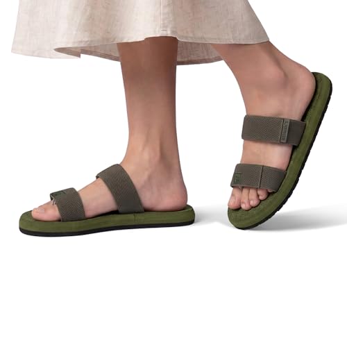 Image of Neeman's Commute Sandals for Men & Women | Adjustable Dual Strap Sandals | Cushioned Footbed | Ergonomic Comfort Sandals | Lightweight Everyday Casual Footwear