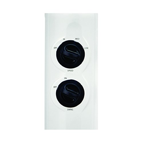Image of McCoy Tower Fan Oscillating | Rotating | Portable with Blade | 25 Ft Cool Air Throw Without Water - TF 2016 (White)